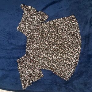 Emerald Floral Maternity Blouse